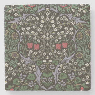 William Morris Blackthorn Tapestry Floral Stone Coaster
