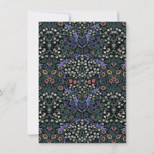 William Morris Blackthorn Victorian Botanical Card