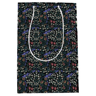 William Morris Blackthorn Victorian Wallpaper Medium Gift Bag