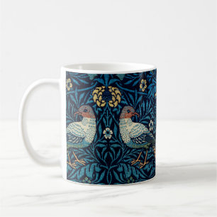 William Morris Blue Birds Floral Tapestry Classic Coffee Mug