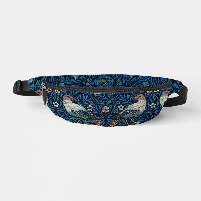William Morris Blue Birds Tapestry Classic Fanny Pack (Front)
