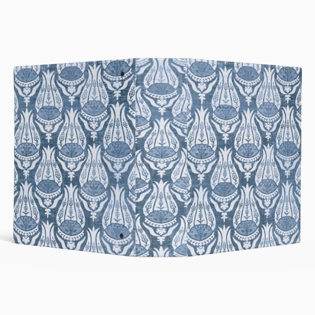 William Morris Blue Floral Pattern Classic Binder (Background)