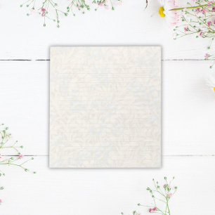 William Morris Blue Floral Pattern Vintage Lined  Notepad