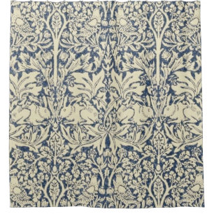 William Morris, Blue grey, pattern,art nouveau,vin