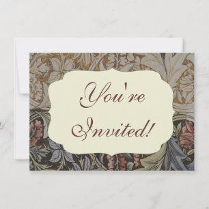 William Morris Bluebell Tapestry Botanical Classic Invitation