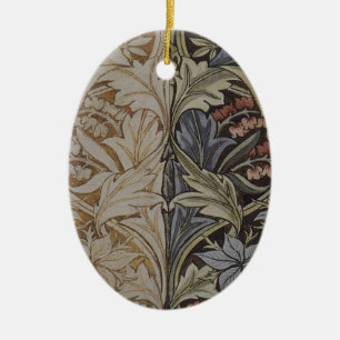 William Morris Bluebell Tapestry Design Ceramic Ornament