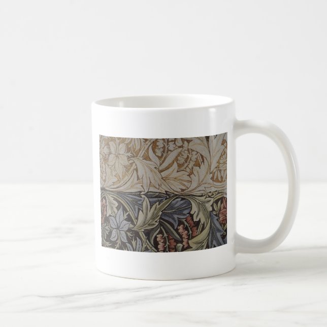 William Morris Bluebell Tapestry Design Coffee Mug (Right)