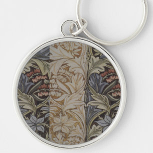 William Morris Bluebell Tapestry Design Keychain