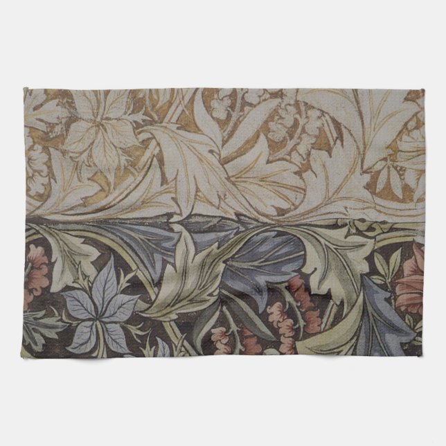 William Morris Bluebell Tapestry Design Kitchen Towel (Horizontal)