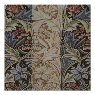William Morris Bluebell Tapestry Design Poster
