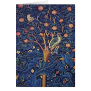 William Morris Bois de Pic Tapisserie Oiseaux Flor