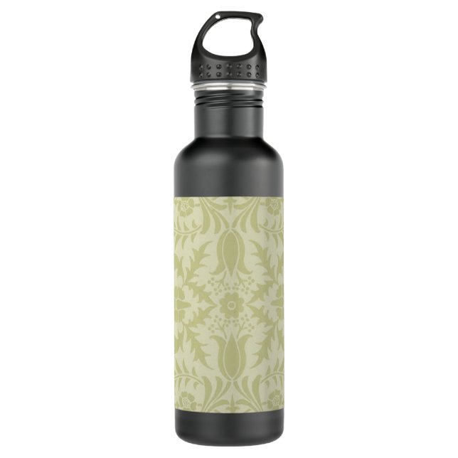 William Morris Borage Wedding Soft Green 710 Ml Water Bottle (Front)