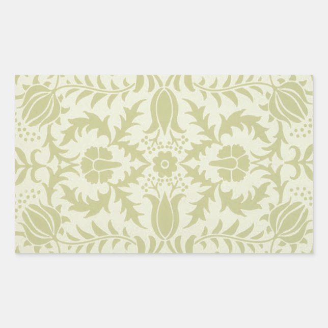 William Morris Borage Wedding Soft Green Sticker (Front)