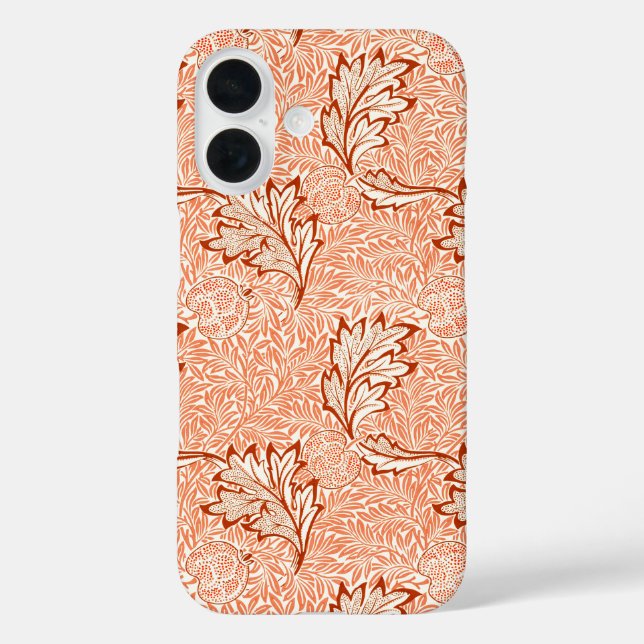 William Morris Botanical Apple Design Case-Mate iPhone Case (Back)