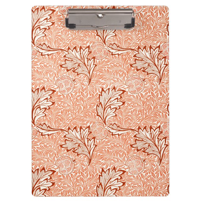 William Morris Botanical Apple Design Clipboard (Front)