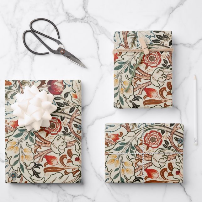 William Morris Botanical Art Papier cadeau d'envel (Recto)