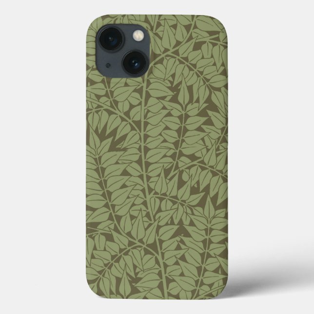 William Morris Branch Art Nouveau Classic Design Case-Mate iPhone Case (Back)