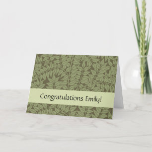 William Morris Branch Leaves Wallpaper Card