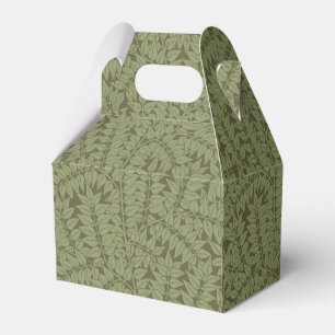 William Morris Branch Leaves Wallpaper Favor Box