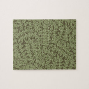 William Morris Branch Leaves Wallpaper Jigsaw Puzzle