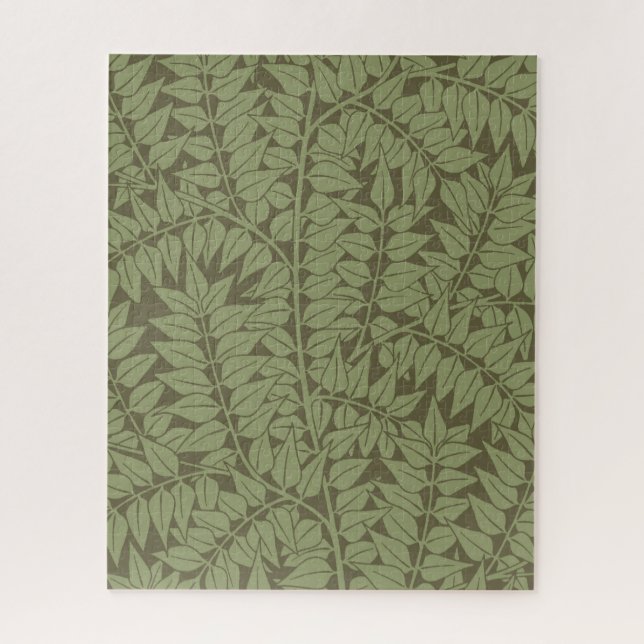 William Morris Branch Leaves Wallpaper Jigsaw Puzzle (Vertical)
