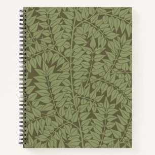 William Morris Branch Leaves Wallpaper Notebook