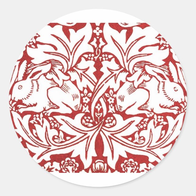 William Morris - Brer Rabbit Classic Round Sticker (Front)