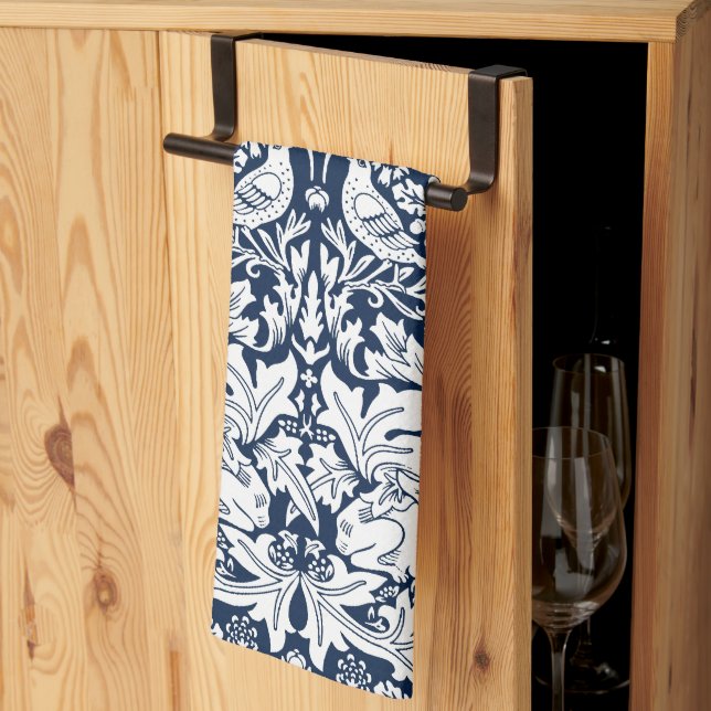 William Morris Brer Rabbit Pattern  Kitchen Towel (Thirds Fold)