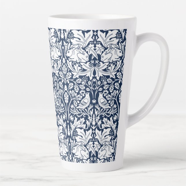William Morris Brer Rabbit Pattern  Latte Mug (Right)