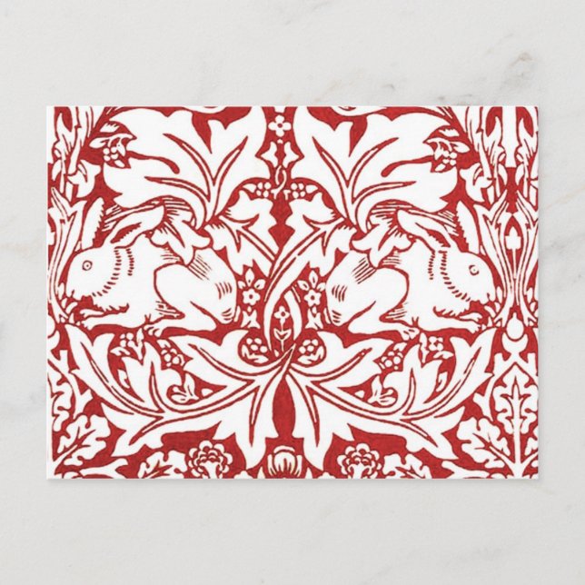 William Morris - Brer Rabbit Postcard (Front)