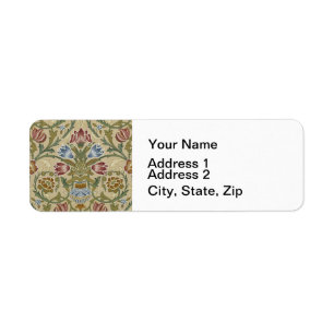 William Morris Brocade Floral Wallpaper Pattern