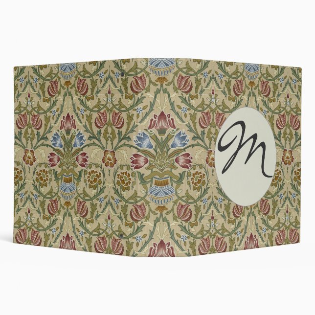 William Morris Brocade Floral Wallpaper Pattern Binder (Background)