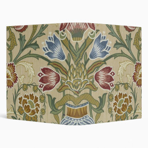 William Morris Brocade Floral Wallpaper Pattern Binder