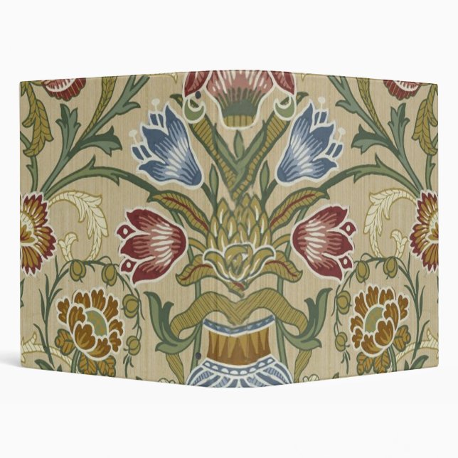 William Morris Brocade Floral Wallpaper Pattern Binder (Background)