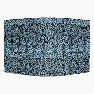 William Morris Brother Rabbit Light Blue Black Binder
