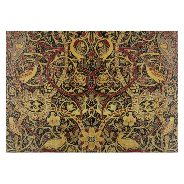 William Morris Bullerswood Faux Tapestry Cutting Board (Front)