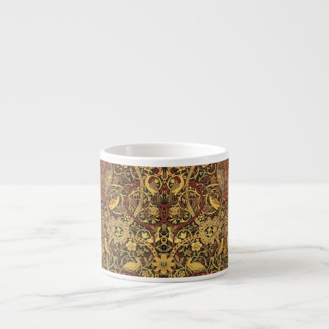 William Morris Bullerswood Faux Tapestry Espresso Cup (Front)