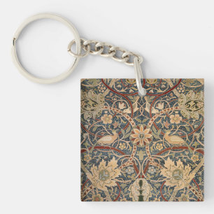 William Morris Bullerswood Faux Tapestry Keychain