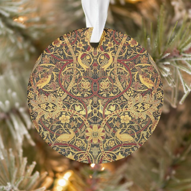 William Morris Bullerswood Faux Tapestry Ornament (Tree)