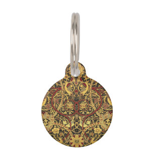 William Morris Bullerswood Faux Tapestry  Pet Tag