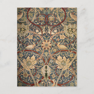 William Morris Bullerswood Faux Tapestry Postcard