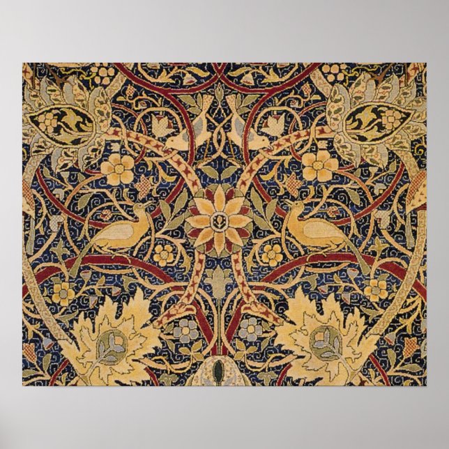William Morris Bullerswood Faux Tapestry Poster (Front)