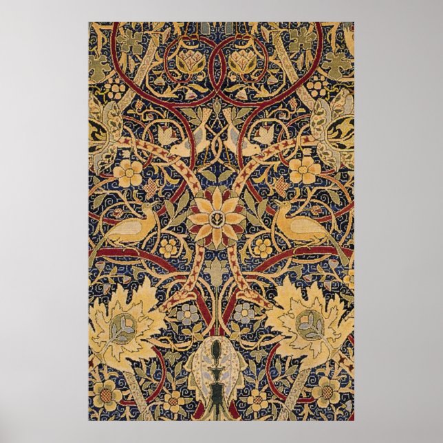 William Morris Bullerswood Faux Tapestry Poster (Front)