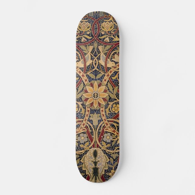 William Morris Bullerswood Faux Tapestry Skateboard (Front)