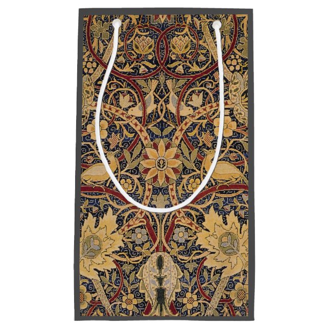 William Morris Bullerswood Faux Tapestry Small Gift Bag (Front)