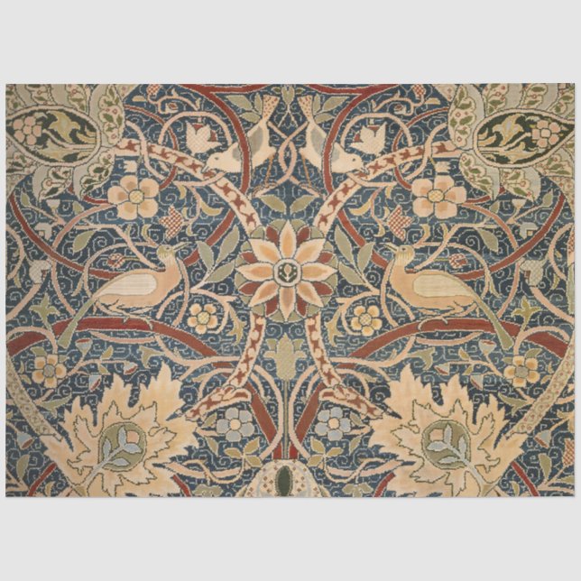 William Morris Bullerswood Faux Tapestry Tissue Paper (Front)