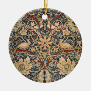 William Morris Bullerswood Vintage Bird Art Ceramic Ornament