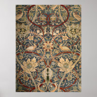 William Morris Bullerswood Vintage Bird Art