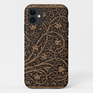 William Morris Campion Tooled Leather Damask iPhone 11 Case