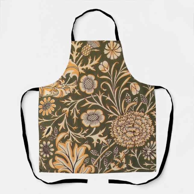 William Morris Cherwell Wallpaper Pattern Apron (Front)